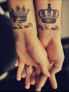 tatuajes de parejas amor infinito